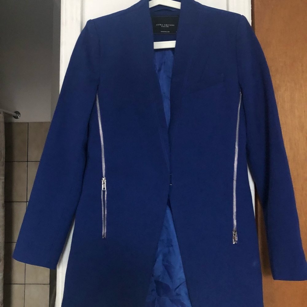 Akira Blazer Blue Navy Coat SZ M